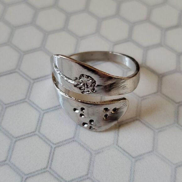 NEW Dandelion sterling silver wish flower ring - Picture 4 of 8